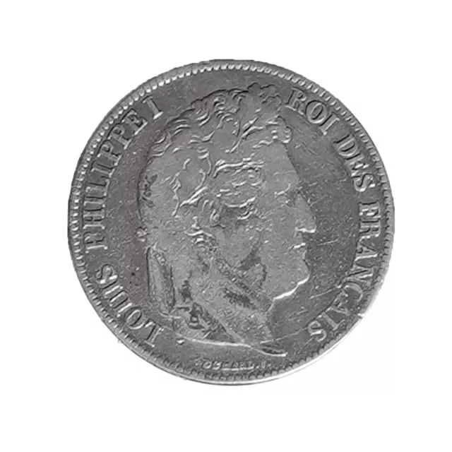 monnaies françaises 5 francs Louis-Phillippe 1838D tête laurée