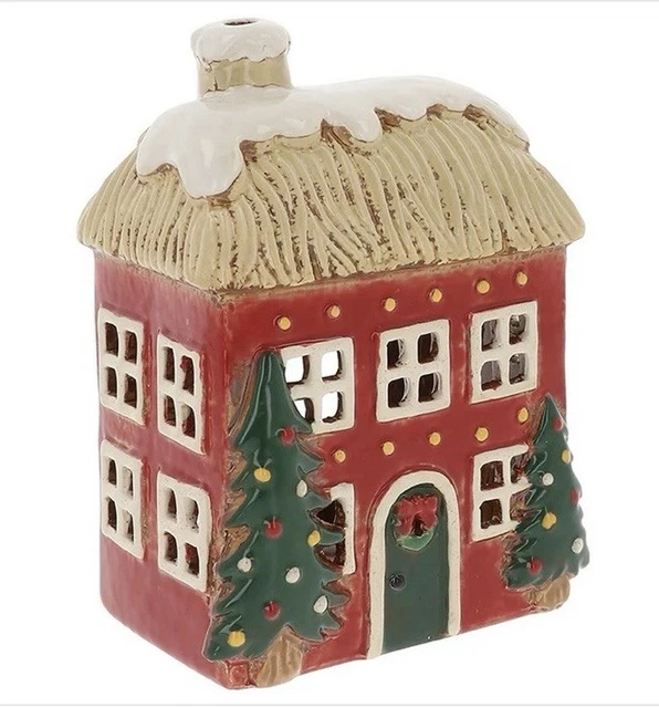 Keramik Haus Weihnachten