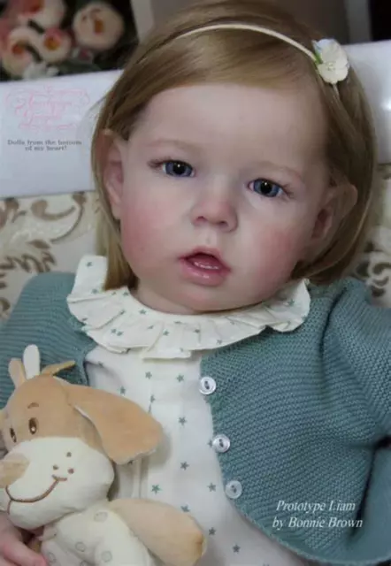 28" Fresh Color Big Size Huge Toddler Reborn Doll kit Liam Soft Touch Blank Kit