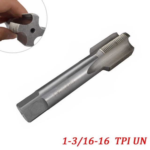 High Speed Steel 1 3/16 16 Thread Tapping Right Hand Durable and Reliable