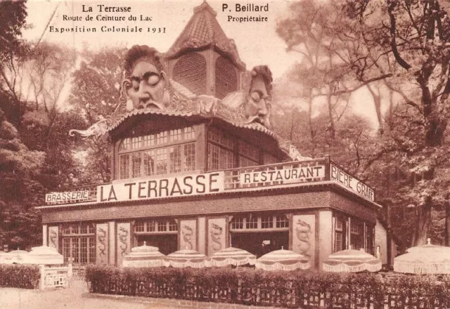 PARIS - La Terrasse - Route de Ceinture du Lac - Exposition Coloniale - Beillard