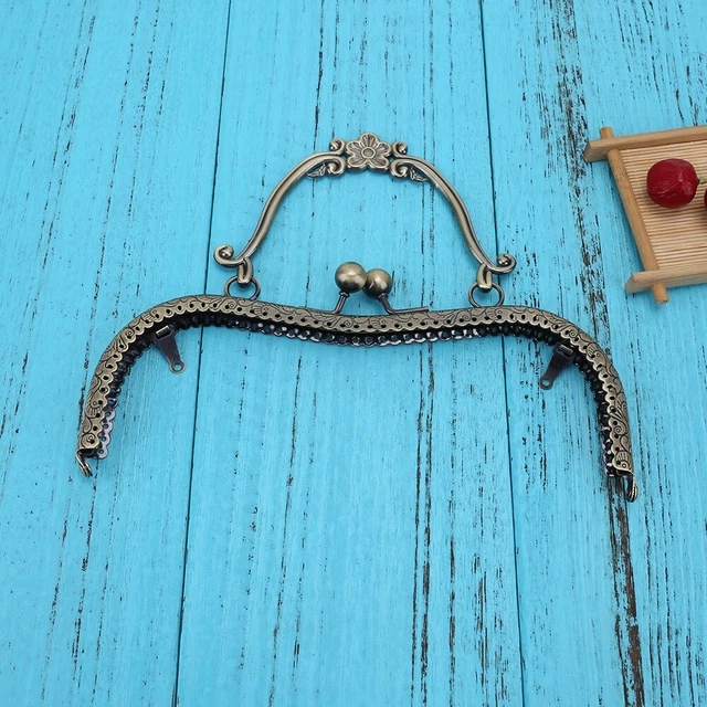 20,5 cm sac à main Vintage Frame Clutch Bag fermoir avec poignée accessoires bri