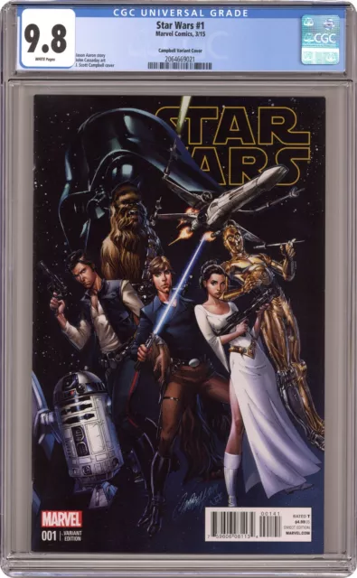 Star Wars 1B Campbell 1:50 Variant CGC 9.8 2015 2064669021