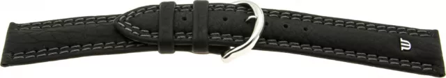 Uhrenarmbänder Maurice Lacroix Dornschließe Leder schwarz braun hellbraun  20mm