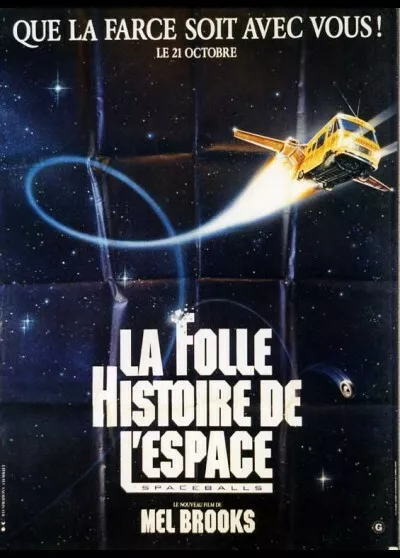 affiche du film FOLLE HISTOIRE DE L'ESPACE (LA) 120x160 cm