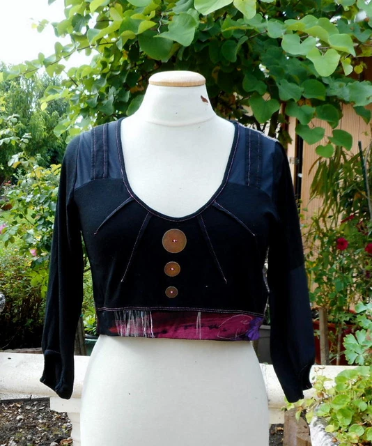 Blouson Bolero LMV 'La Mode Est à Vous' - Taille 40 - Noir - Modèle Denim - Neuf