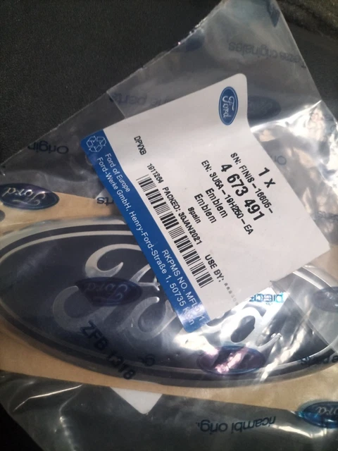 Nuovo Originale Ford Fiesta MK7 & MK8 2008 Sul Posteriore Ford Ovale Distintivo Blu 4673491