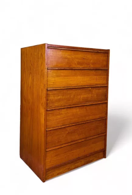 Danish Teak Chest Of Drawers Mid Century Retro