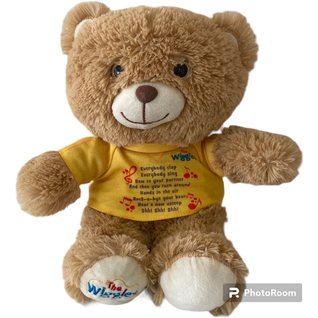 THE WIGGLES SINGING Teddy Bear Plush Toy 2019 "Everybody Clap