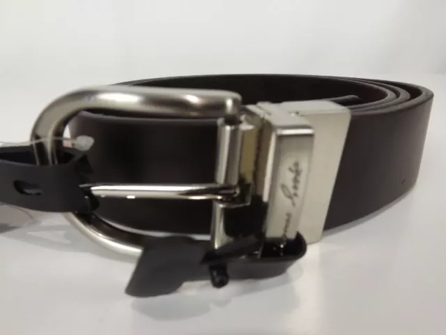 Thomas Cook Leather Belt Womens Stirrup Buck Brown Reversible Size  3XL New