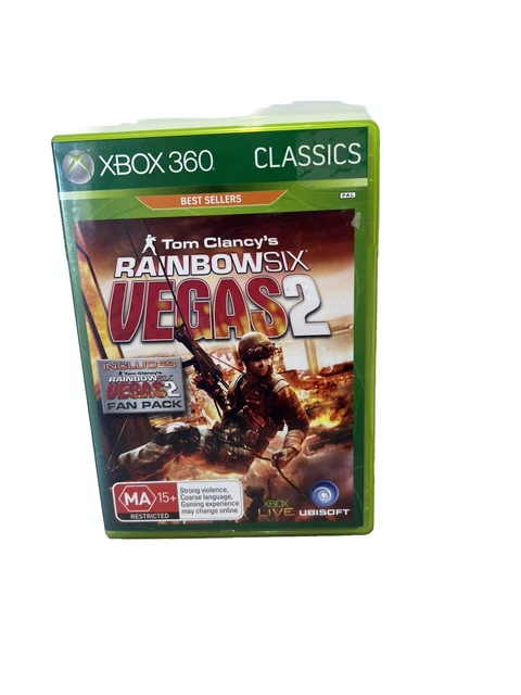 Tom Clancys Rainbow Six Vegas 2 Xbox 360 Video Game Tested VGC