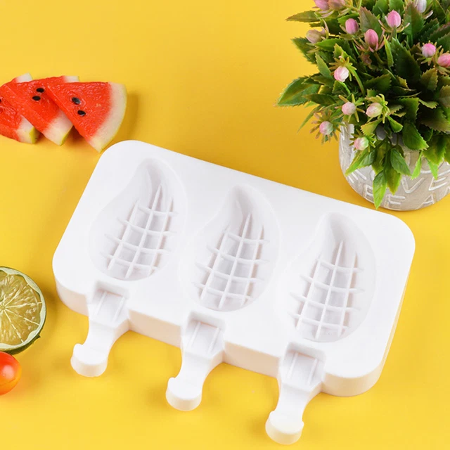 Molde de silicona, flexible, para hacer uno mismo, bonito, duradero, fruta, helado en el tallo,