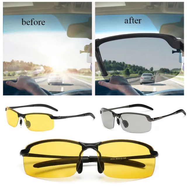 Neu Anti Blendung Vision Enhansor Nacht Fahren Gelb Brille für Sicher Fahren K ✪