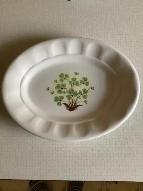 Vintage Radford England Handpainted shamrock playe 8"