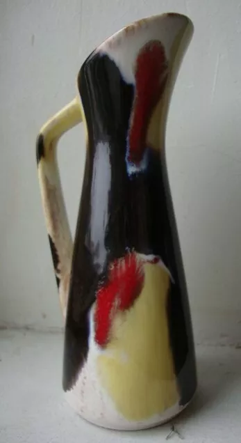 Vase Pichet Vintage en Céramique Jasba Keramik Germany Hauteur 15 cm Rétro