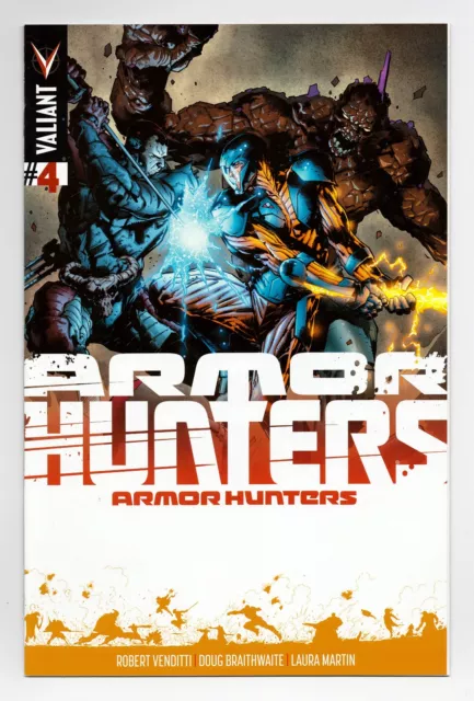 Armor Hunters #4 1:20 Hairsine Variant Bagged Boarded Valiant Comics Vei Nm/Vf