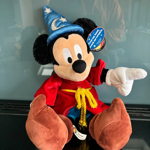Mickey Mouse Fantasia Hat Walt Disney World Sorcerer Wizard Blue