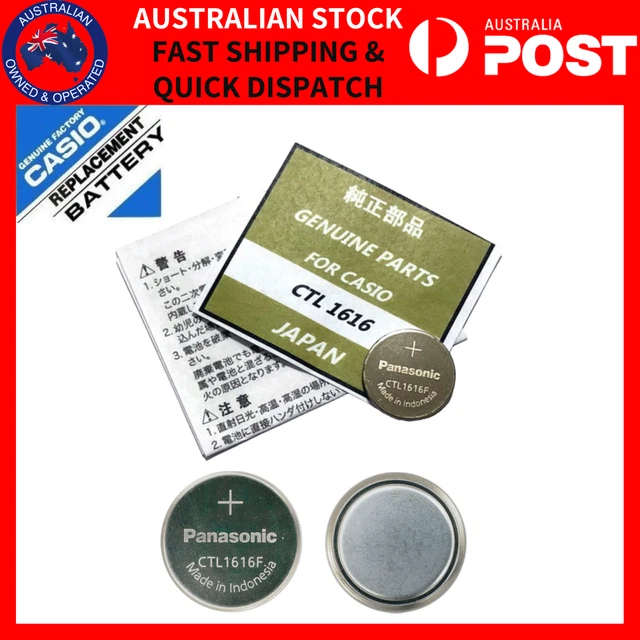 Rechargeable Battery Panasonic Ctl1616 CASIO PANASONIC CTL 1616