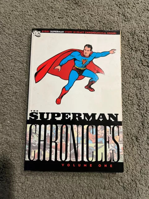 Superman: Chronicles Volume 1 One Graphic Novel/tpb-1st Appearance Golden Age
