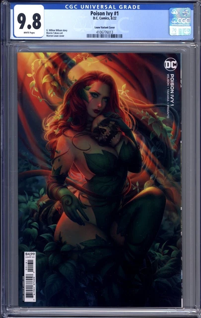 Poison Ivy #1 Warren Louw Variant 1st Print DC Comics CGC 9.8