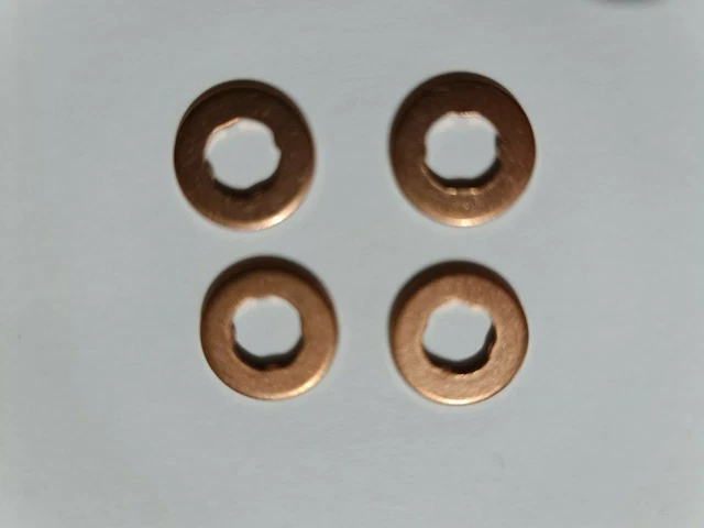Lot De 4 Joints D'injecteur Pour Mercedes - Moteurs 1.7L 1.8L 2.0L 2.5L CDI, Neufs Sous Emballage