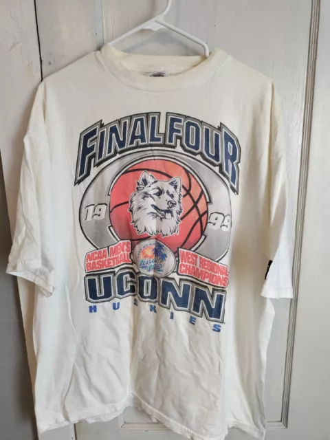 Vintage UConn Basketball Final Four Shirt Starter 1999 Men's Size XXL