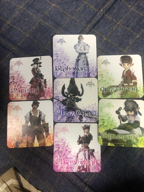 Square Enix Final Fantasy XIV 14 Monk Eorzea Café Coaster Japan Import