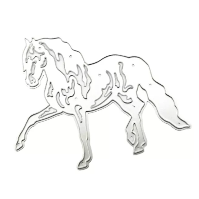 Delicate Horse Metal Cutting Dies for DIY Cards Making Journaling Decorations