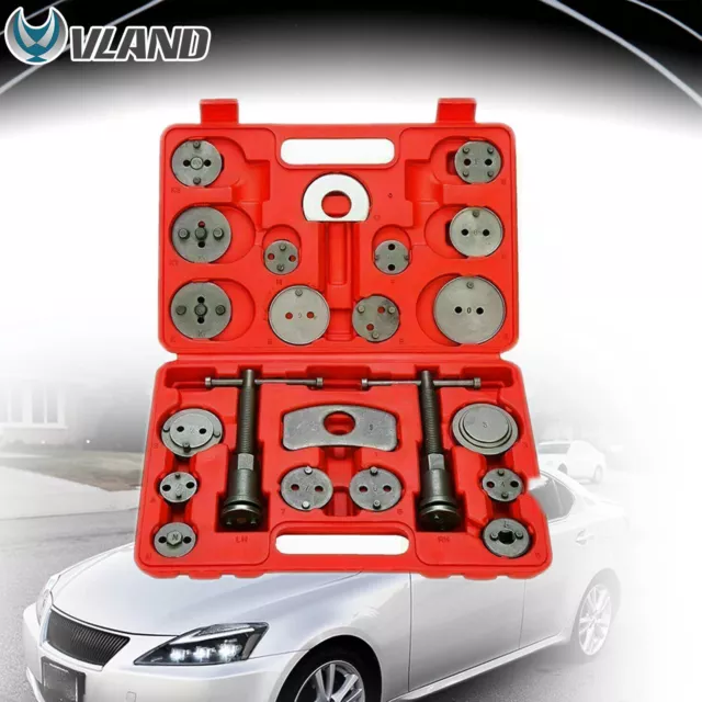 UNIVERSAL NEW BRAKE CALIPER PISTON REWIND WIND BACK TOOL KIT 22