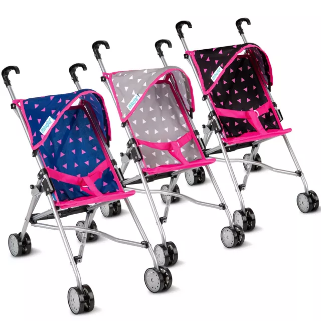 Kinderplay Puppenbuggy, Puppenwagen, Puppen Buggy - Leichte Stabile Konstruktion