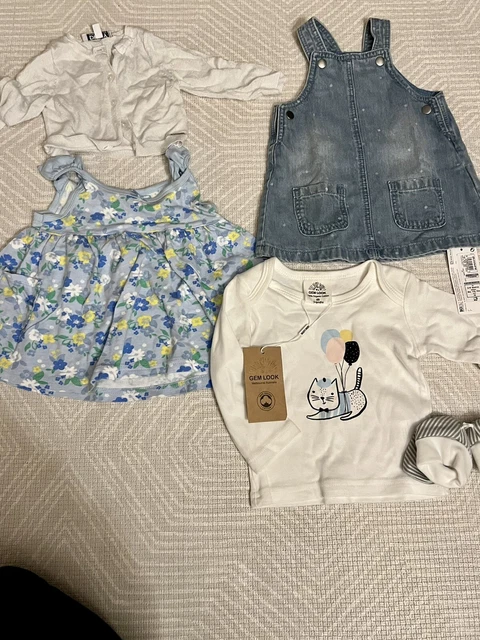 Baby girls bundle 3-6 months M&S DKNY BNWT