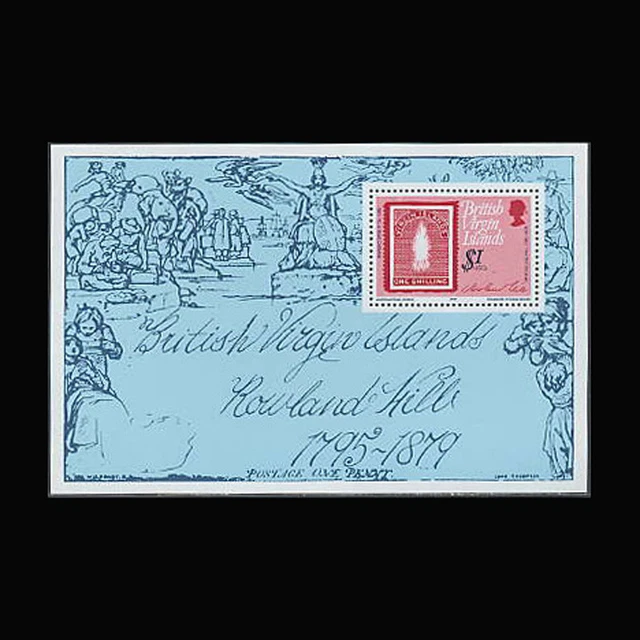Virgin Is, Sc #363, MNH, 1979, S/S, Stamps on Stamps Rowland Hill
