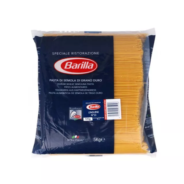 Barilla Pasta Semola Formato Catering Kg.5 Bavette Linguine N13