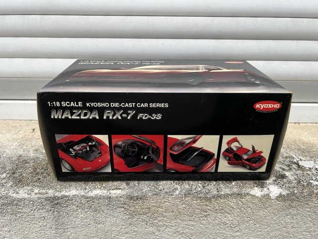 Mazda RX-7 Jaune 1/18 Kyosho 7010Y – Miniature Collection État Excellent
