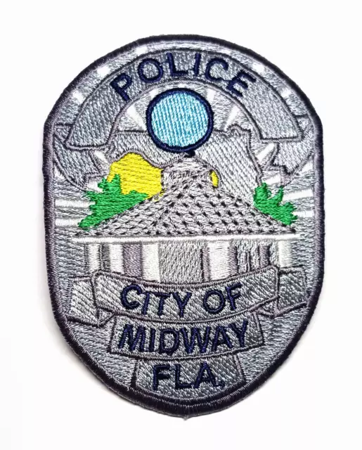 Midway Florida Police Patch  -  FREE TRACKED US SHIPPING !