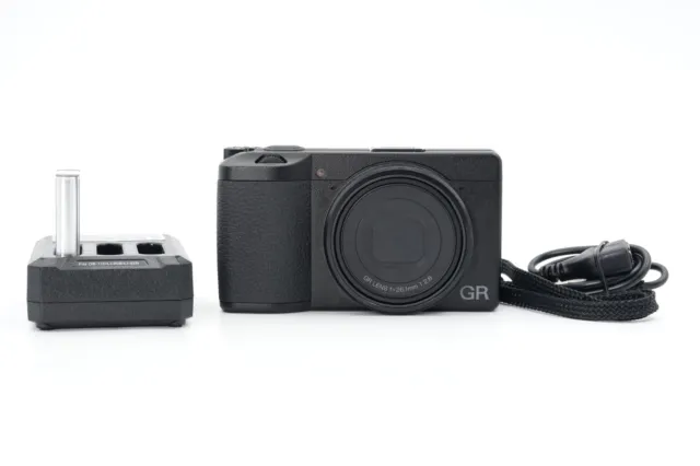 Ricoh GR IIIx Compact Digital Camera - Black (26.1mm f/2.8 GR Lens)