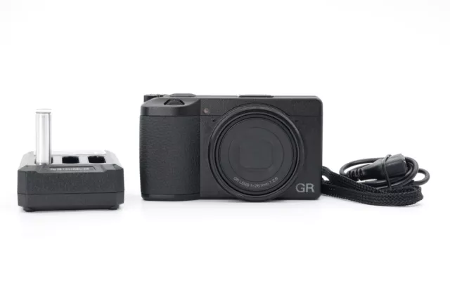 Ricoh GR IIIx Compact Digital Camera - Black (26.1mm f/2.8 GR Lens)