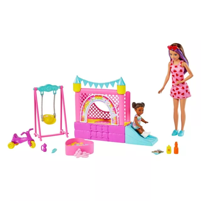 Coffret Barbie Skipper HBB67 - Baby sitter