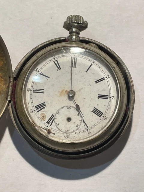 Vieux Mouvement De Montre à Gousset à Réviser Ou Pour Pièces (8-38/P2/2)