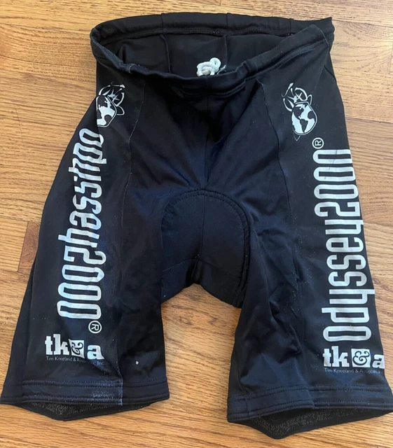 VINTAGE 90S WOMAN'S Louis Garneau Padded Cycling Bike Shorts Size Large