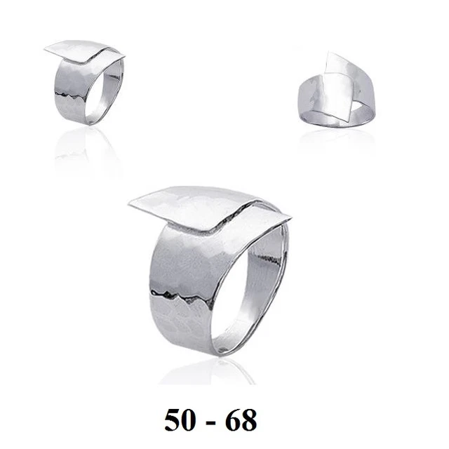 Grosse Bague Argent 925 Rhodié Taille 64 - Pavée De Diamants Cz 2.76-3 Ct - Neuf Avec étiquettes