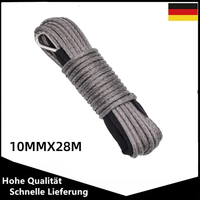 Windenseil Synthetisch Abschleppseil Windenseil Winden12 Aktien für SUV 10MMX28M
