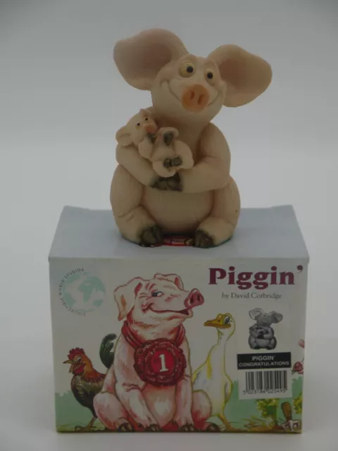 Piggin congratulations by David Corbridge 1997 figurine