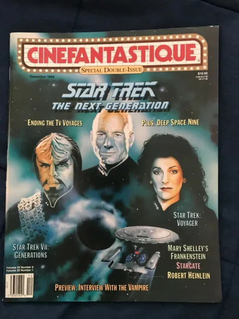 Cinefantastique (Vol 25/26 Number 6/1) Star Trek The Next Generation