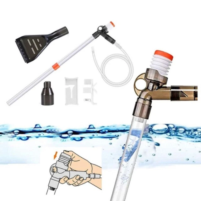 Kit Pulizia Acquario Boxtech - Sifone Per Cambio Acqua E Pulizia Ghiaia, Design 3 In 1 - Foto 6