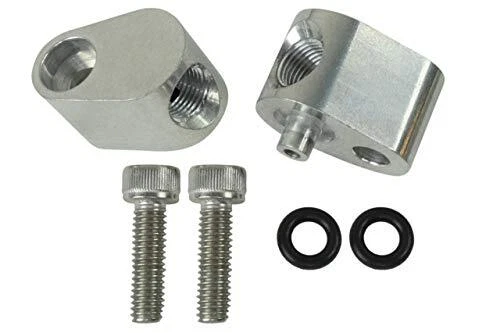 LS1 1/8" COOLANT STEAM PORT HEAD CROSSOVER TUBE adapter billet LSX LS LM7 LR4