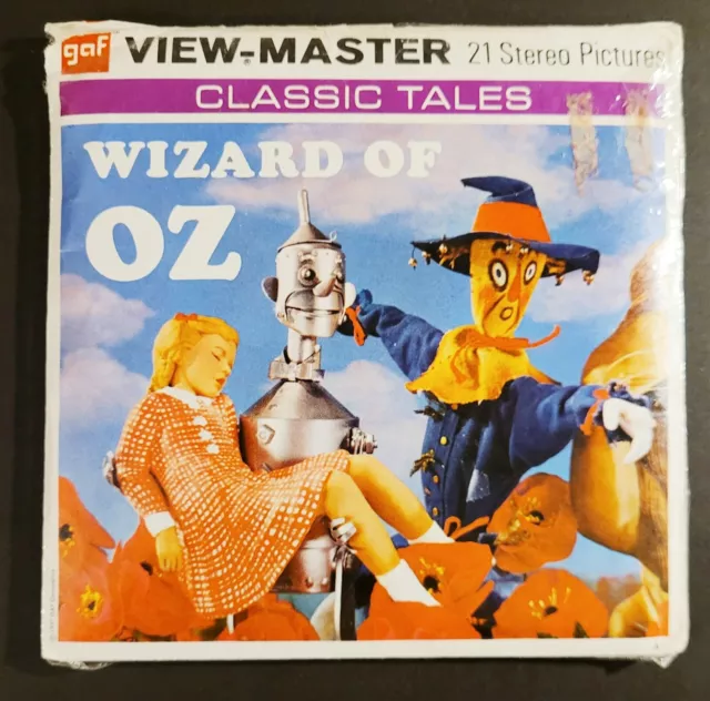 🎬Viewmaster Classic Tale🎬The Wizard of OZ/Der Zauberer von OZ🎬ViewMaster SET