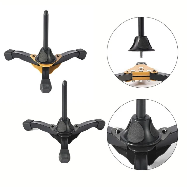 10.5cm Support De Trompette Pliable Pied De Trompette Noir