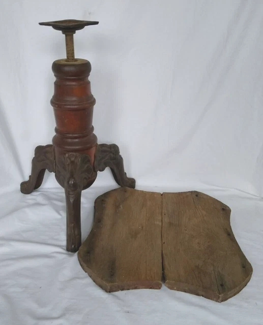 Antique Geo W Archer 1873 Cast Iron Victorian Piano Stool Antique Geo W Archer 1873 Cast Iron Victorian Piano Stool