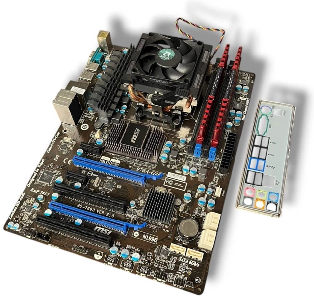 MSI 970A-G46 MS-7693 Ver Socket AM3+, AMD FX-8350 núcleos